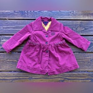 Tommy Hilfiger 18m toddler girl pink light weight jacket/blazer